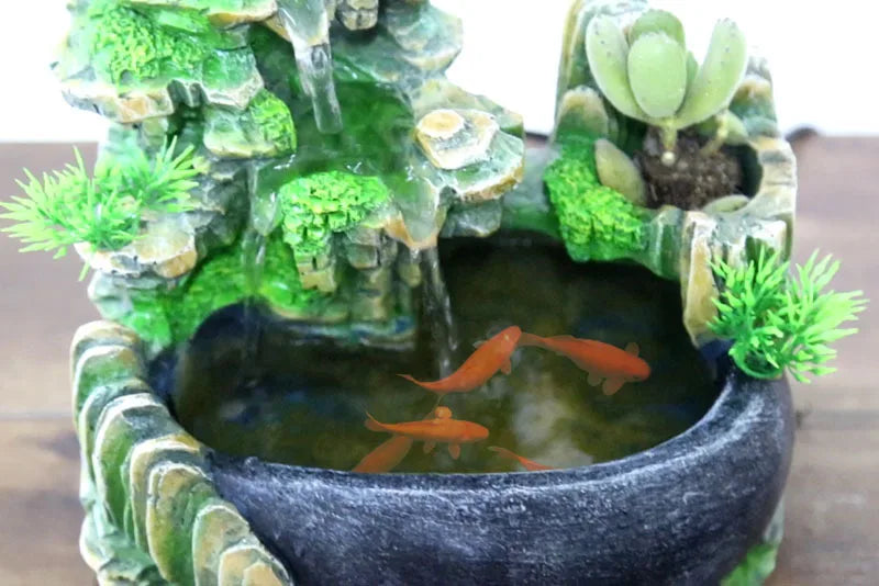 🌊 Wealth Feng Shui Flowing Water Fountain – Bring Harmony, Prosperity, and Relaxation Into Your Space! 🌟