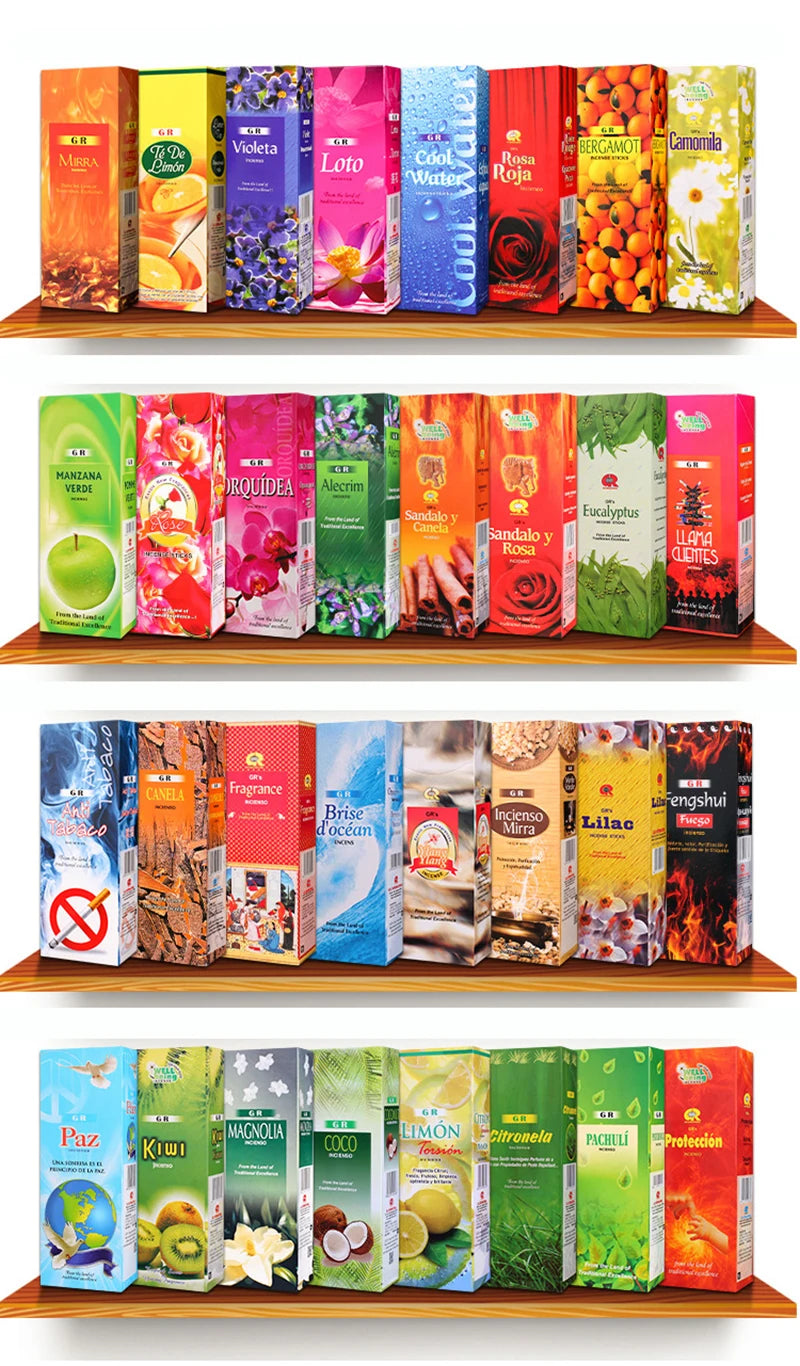 đŹď¸ Indische Räucherstäbchen â 20er-Pack fĂźr Meditation, Yoga & Aromatherapie (23cm)