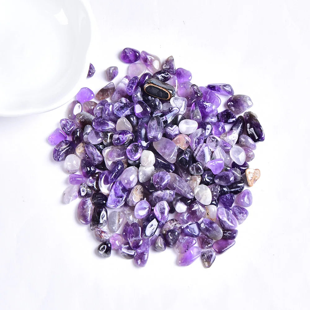 100 g Natur-Kristallkies – Rosenquarz, Amethyst & mehr