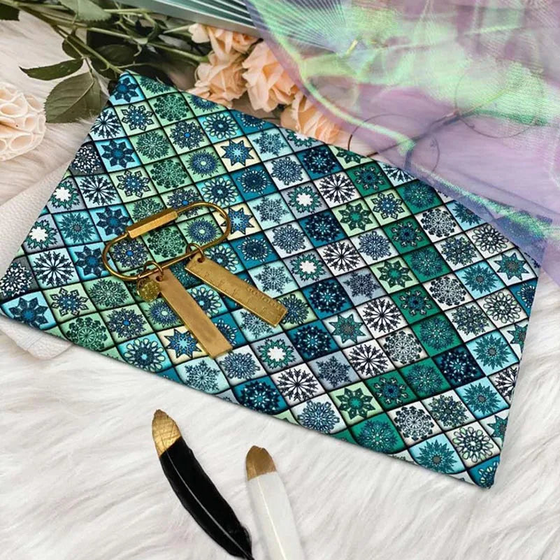 🌿 Mandala Bohemian Baumwollstoff – Premium Bedruckter Textil