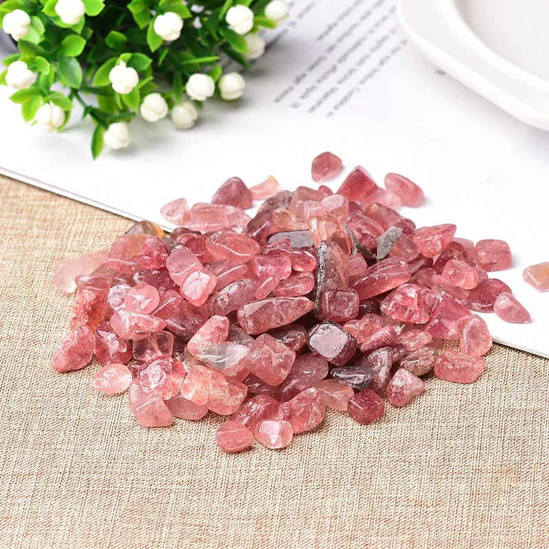 100 g Natur-Kristallkies – Rosenquarz, Amethyst & mehr