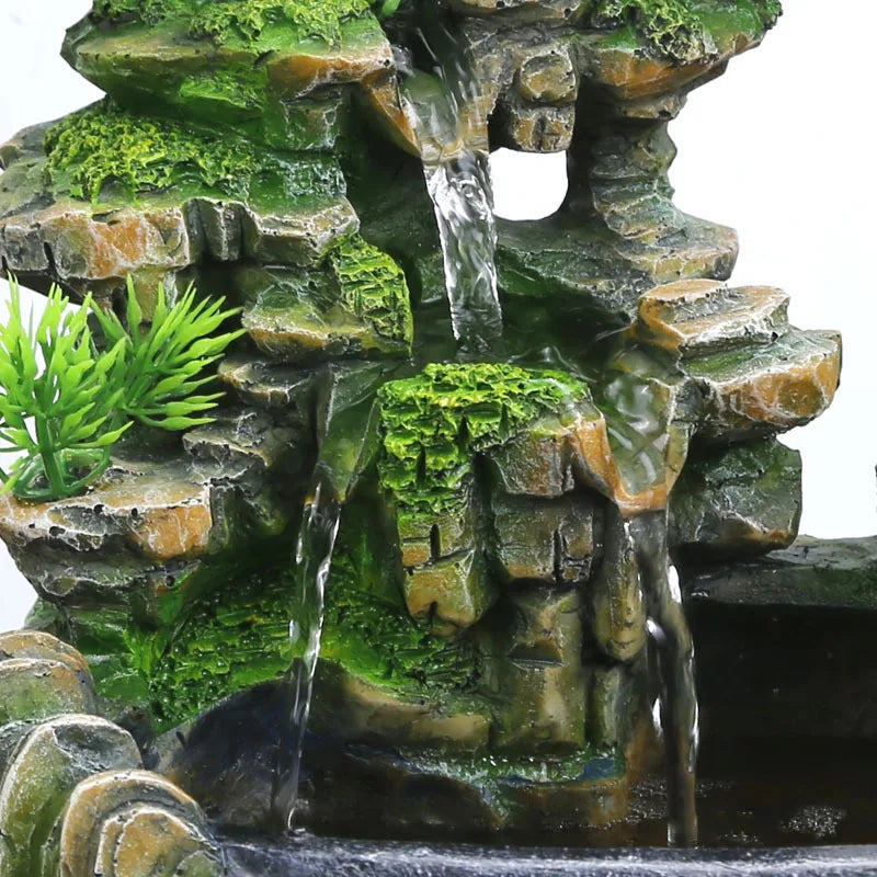 🌊 Wealth Feng Shui Flowing Water Fountain – Bring Harmony, Prosperity, and Relaxation Into Your Space! 🌟