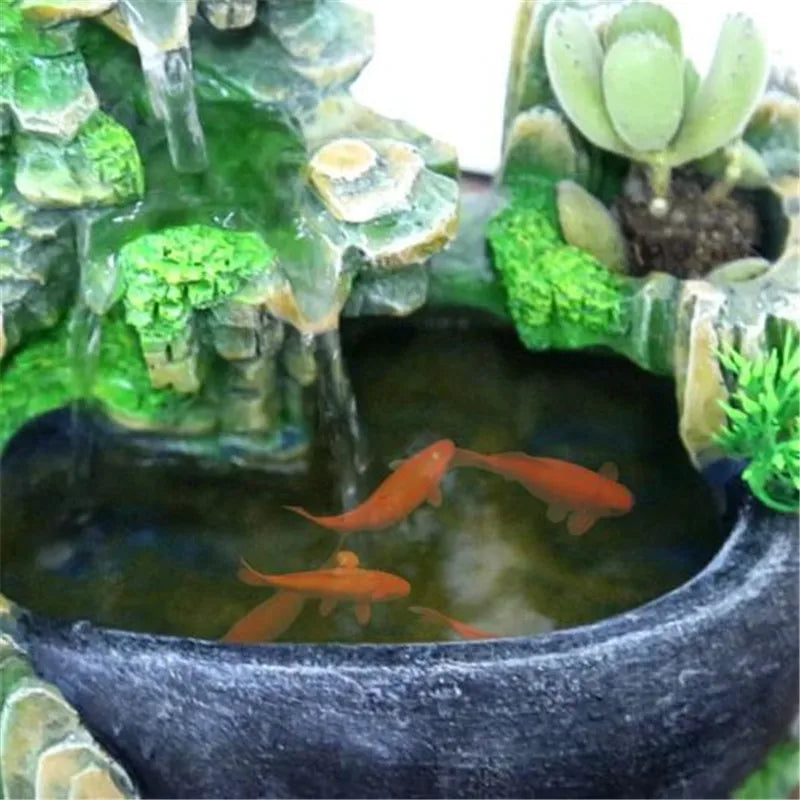 🌊 Wealth Feng Shui Flowing Water Fountain – Bring Harmony, Prosperity, and Relaxation Into Your Space! 🌟