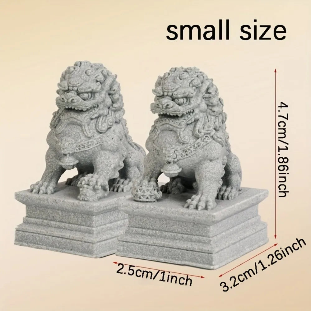 FU Foo Dogs Guardian Lion Statues β Chinese Feng Shui Protection Prosperity