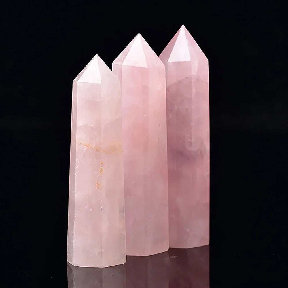✨ Natürlicher Kristall Obelisk-Stab – Reiki & Chakra Heilstein (Verschiedene Größen & Steine)
