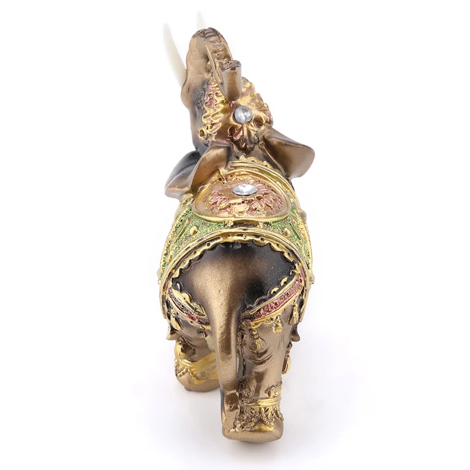 Feng Shui Elefantenfigur – Grüne Glücksstatue für Reichtum & Harmonie