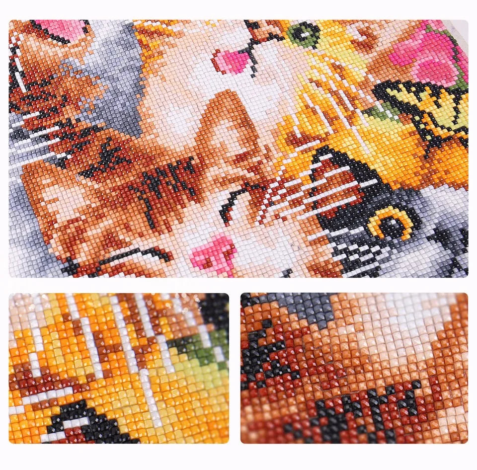 🎨 GATYZTORY Diamantmalerei – Full Drill Mosaik-Stickerei