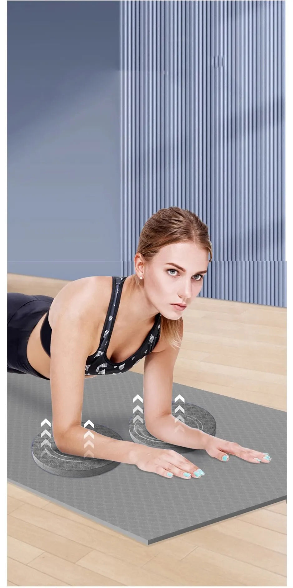 2er-Set Yoga Kniekissen – Rutschfeste, Dicke TPE-Pads für Knie, Ellbogen, Handgelenke & Kopf (18×1 cm)