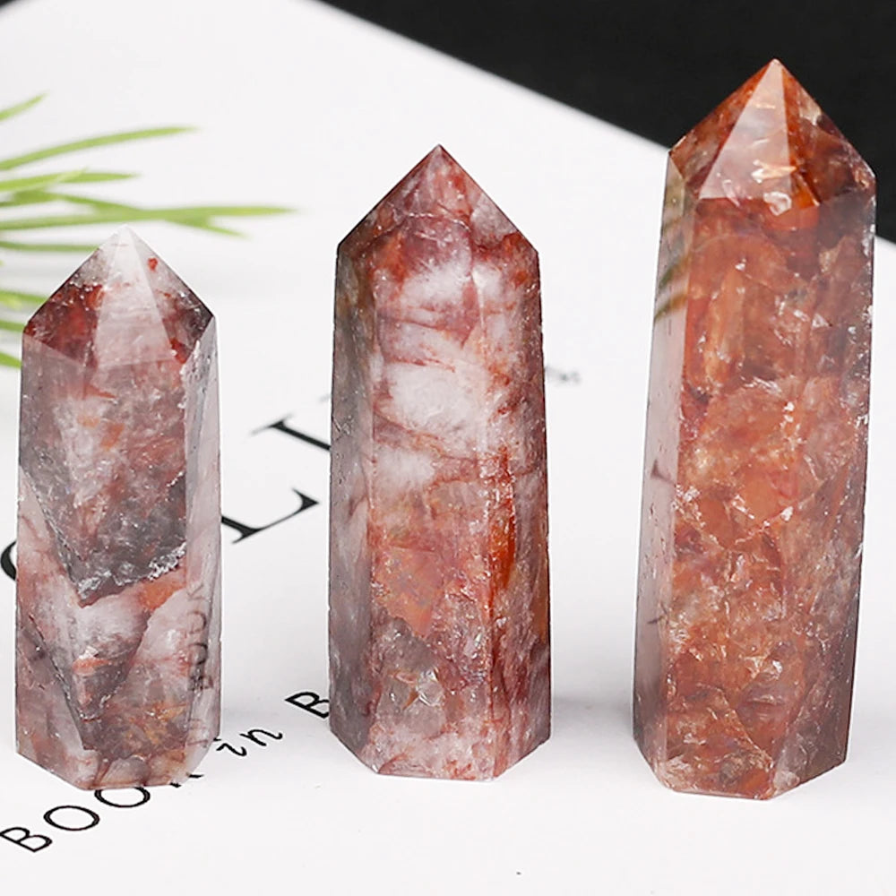 ✨ Natürlicher Kristall Obelisk-Stab – Reiki & Chakra Heilstein (Verschiedene Größen & Steine)