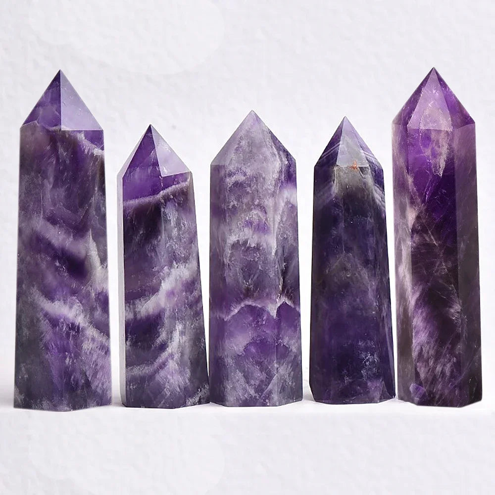 ✨ Natürlicher Kristall Obelisk-Stab – Reiki & Chakra Heilstein (Verschiedene Größen & Steine)