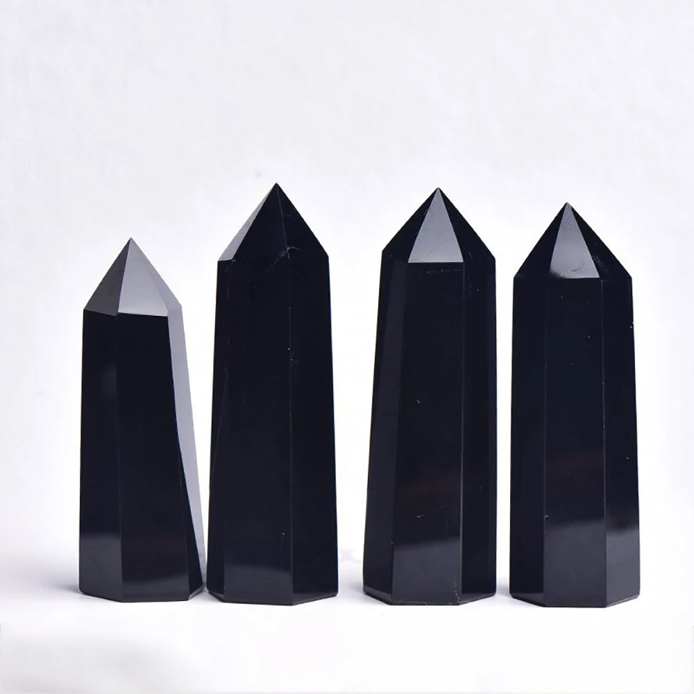 ✨ Natürlicher Kristall Obelisk-Stab – Reiki & Chakra Heilstein (Verschiedene Größen & Steine)