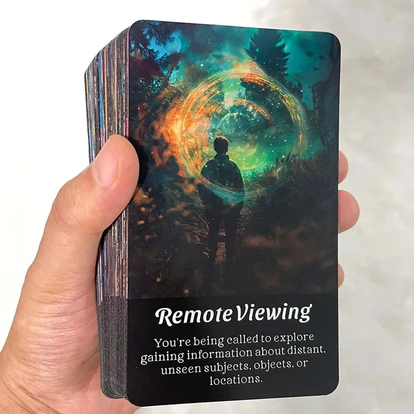 Spirituelles Orakel-Kartenset – 56 Karten Tarot Deck zur Selbstreflexion & Weissagung (12×7 cm)