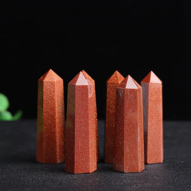✨ Natürlicher Kristall Obelisk-Stab – Reiki & Chakra Heilstein (Verschiedene Größen & Steine)