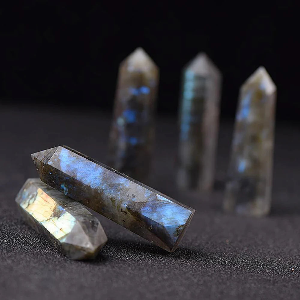 ✨ Natürlicher Kristall Obelisk-Stab – Reiki & Chakra Heilstein (Verschiedene Größen & Steine)