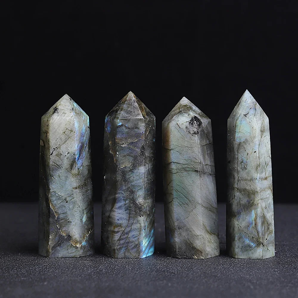 ✨ Natürlicher Kristall Obelisk-Stab – Reiki & Chakra Heilstein (Verschiedene Größen & Steine)