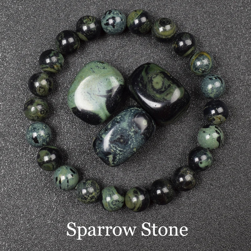 🖤 Schwarzes Onyx-Perlenarmband – Natürlicher Achatstein für Balance & Stil (6 mm / 8 mm, Unisex)