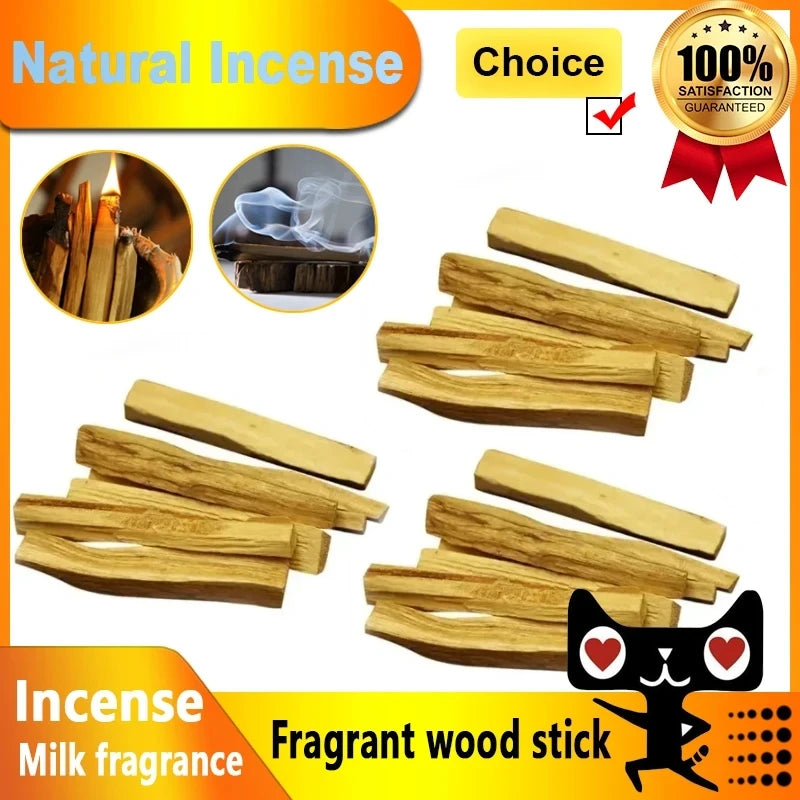 Authentische Palo Santo Stäbchen – Hoher Ölgehalt • Reinigung & Aromatherapie (10cm)