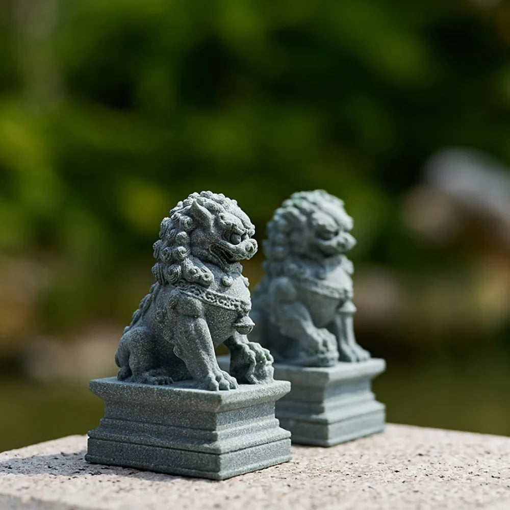 FU Foo Dogs Guardian Lion Statues β Chinese Feng Shui Protection Prosperity