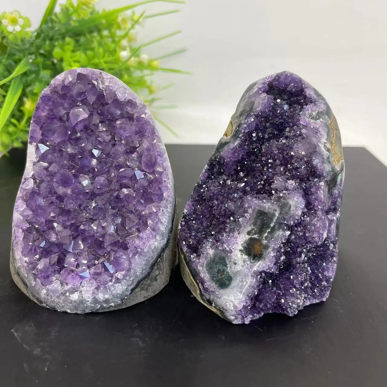 💜 Natürlicher Amethyst Kristallcluster – Authentisches Uruguayanisches Quarz-Geode für spirituelle Heilung & Chakra-Energie