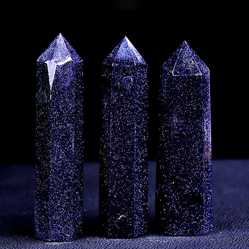 ✨ Natürlicher Kristall Obelisk-Stab – Reiki & Chakra Heilstein (Verschiedene Größen & Steine)