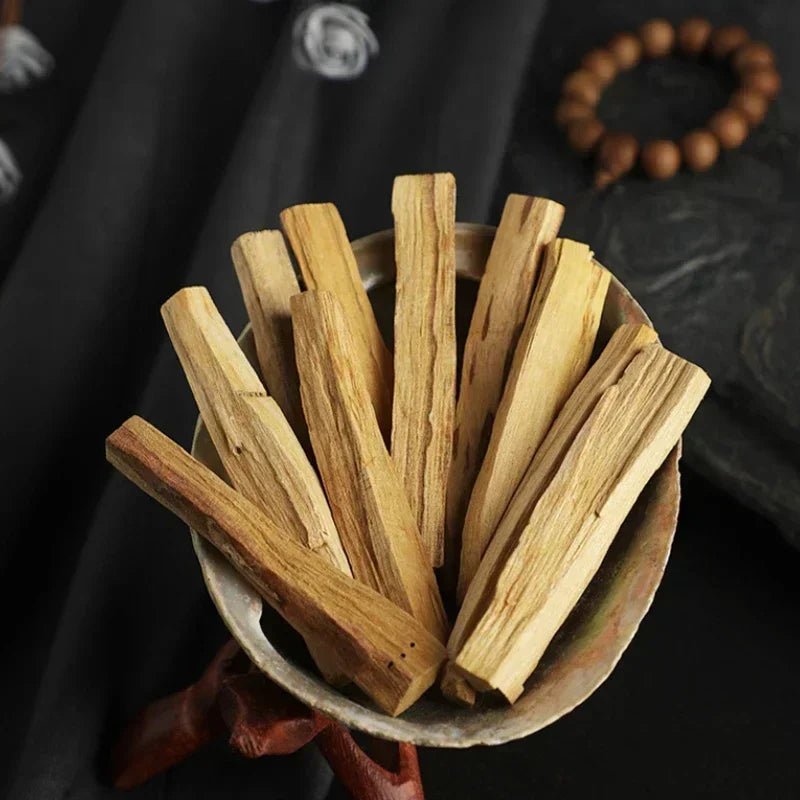 Authentische Palo Santo Stäbchen – Hoher Ölgehalt • Reinigung & Aromatherapie (10cm)