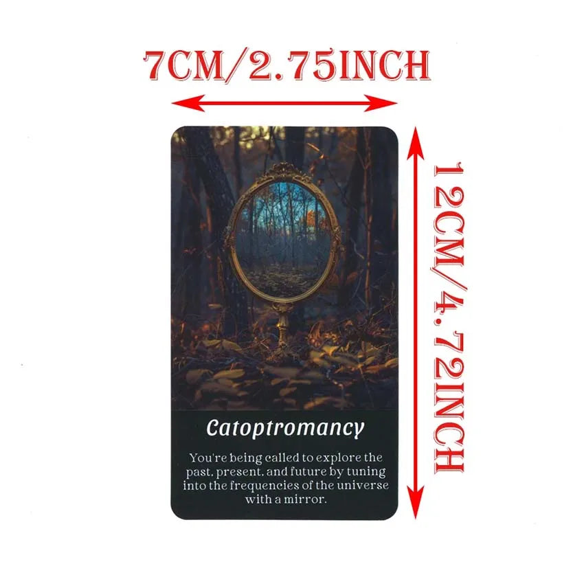 Spirituelles Orakel-Kartenset – 56 Karten Tarot Deck zur Selbstreflexion & Weissagung (12×7 cm)