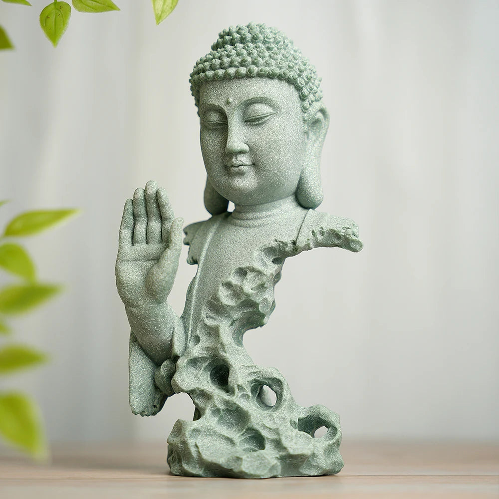 🧘♀️ Buddha-Statue für Heim, Zen-Garten & Aquarium – Ruhe und Harmonie 🌿