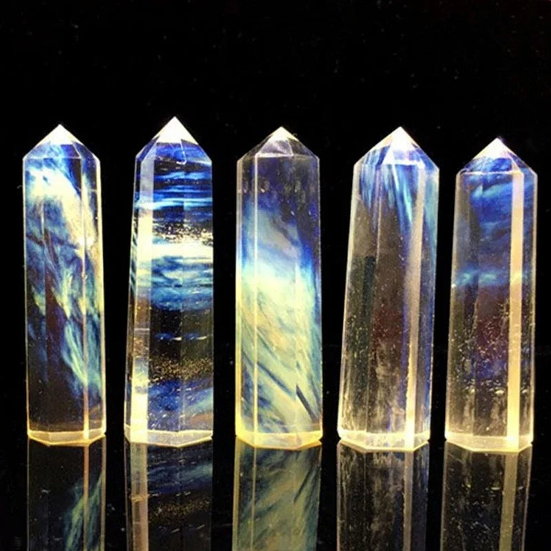 ✨ Natürlicher Kristall Obelisk-Stab – Reiki & Chakra Heilstein (Verschiedene Größen & Steine)