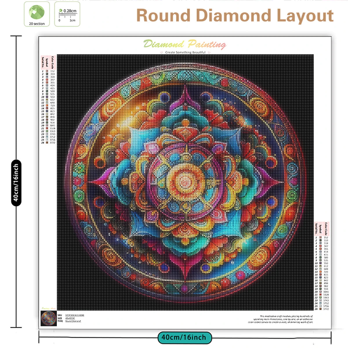 🎨 GATYZTORY Diamantmalerei – Full Drill Mosaik-Stickerei