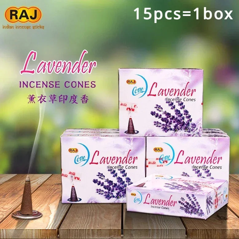RAJ India Wasserfall Räucherkegel – Aromatischer Backflow Duft 🌿