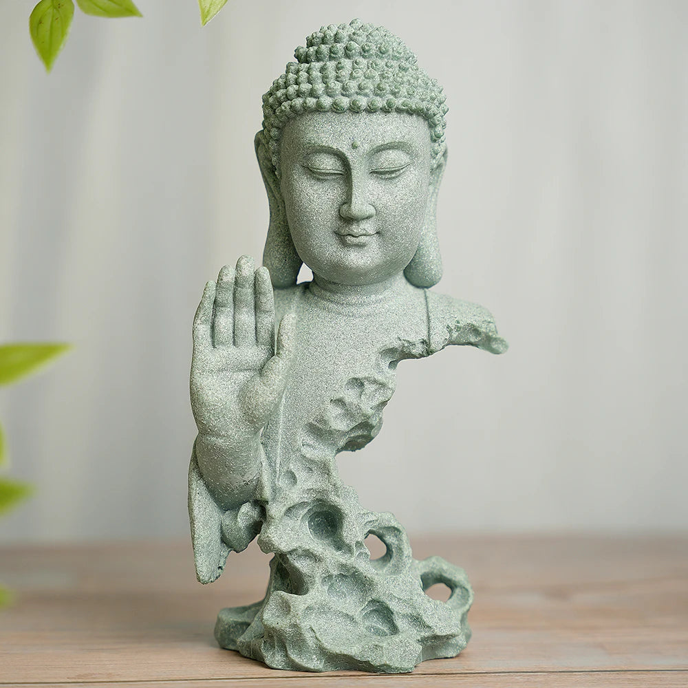 🧘♀️ Buddha-Statue für Heim, Zen-Garten & Aquarium – Ruhe und Harmonie 🌿