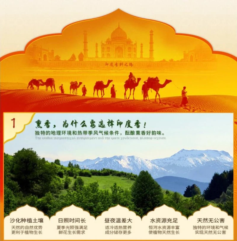 RAJ India Wasserfall Räucherkegel – Aromatischer Backflow Duft 🌿