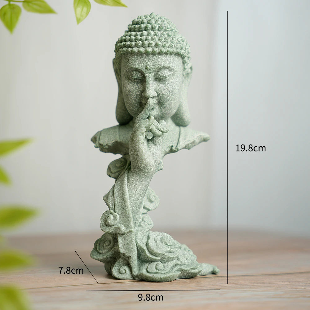 🧘♀️ Buddha-Statue für Heim, Zen-Garten & Aquarium – Ruhe und Harmonie 🌿