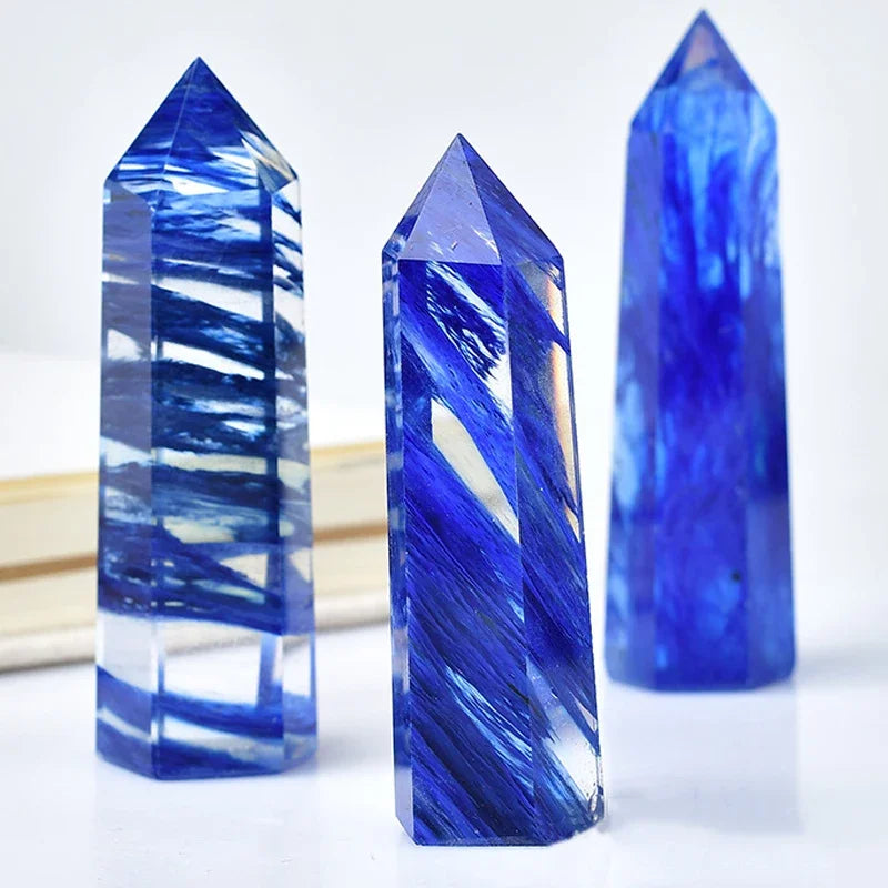 ✨ Natürlicher Kristall Obelisk-Stab – Reiki & Chakra Heilstein (Verschiedene Größen & Steine)