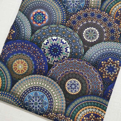 Mandala Bohemian Cotton Fabric – Premium Printed Textile