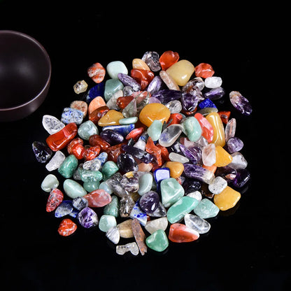 100 g Natur-Kristallkies – Rosenquarz, Amethyst &amp; mehr
