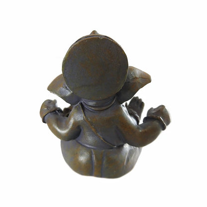 Stein Ganesha Statue – Hindu Elefantengott Figur für Heim- &amp; Gartendekoration 🌿