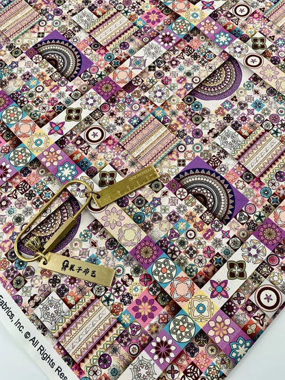 Mandala Bohemian Cotton Fabric – Premium Printed Textile