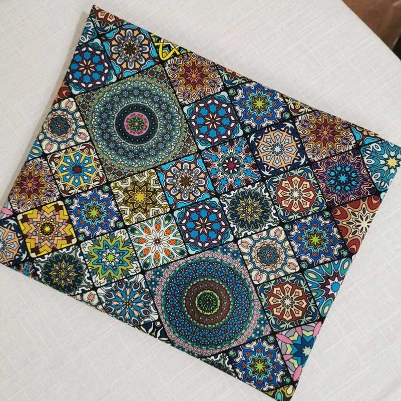 Mandala Bohemian Cotton Fabric – Premium Printed Textile