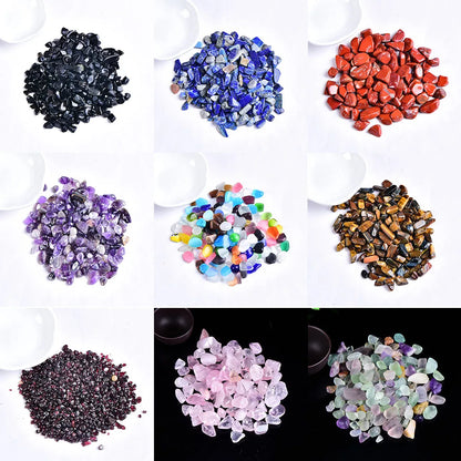 100 g Natur-Kristallkies – Rosenquarz, Amethyst &amp; mehr