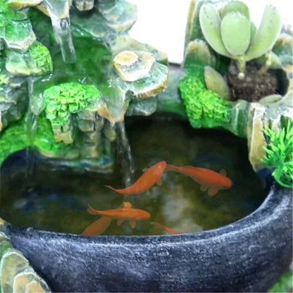 🌊 Wealth Feng Shui Flowing Water Fountain – Bring Harmony, Prosperity, and Relaxation Into Your Space! 🌟