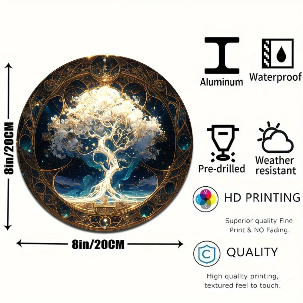 🌟 Versatile Aluminum Alloy Wall Decor – Stylish &amp; Functional