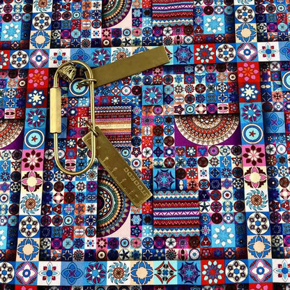 Mandala Bohemian Cotton Fabric – Premium Printed Textile