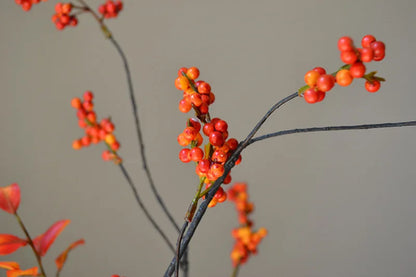 🌿 Chinesische Blumenarrangement-Zweig – Natürliche Eleganz für Zen-Dekoration