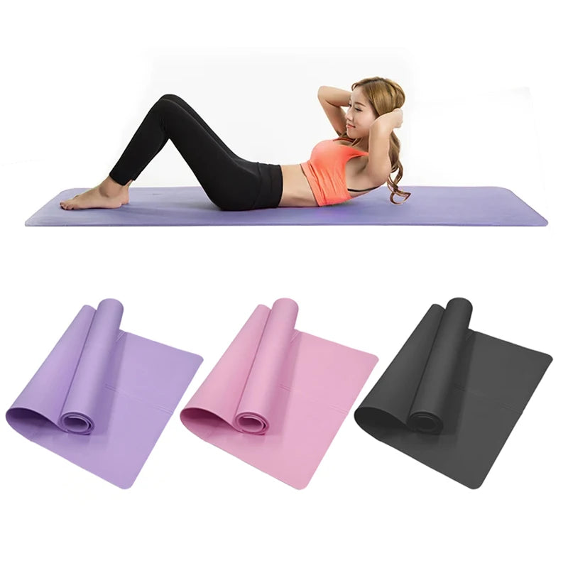 EVA Anti-Slip Yoga Mat – Lightweight &amp; Waterproof (173×61cm)