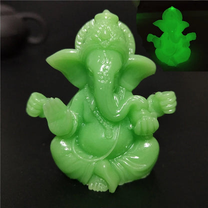 Stein Ganesha Statue – Hindu Elefantengott Figur für Heim- &amp; Gartendekoration 🌿