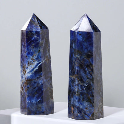✨ Natürlicher Kristall Obelisk-Stab – Reiki &amp; Chakra Heilstein (Verschiedene Größen &amp; Steine)