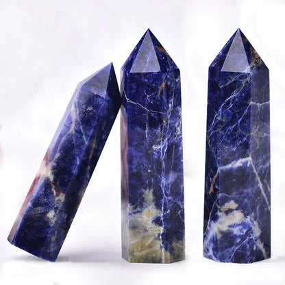 ✨ Natürlicher Kristall Obelisk-Stab – Reiki &amp; Chakra Heilstein (Verschiedene Größen &amp; Steine)
