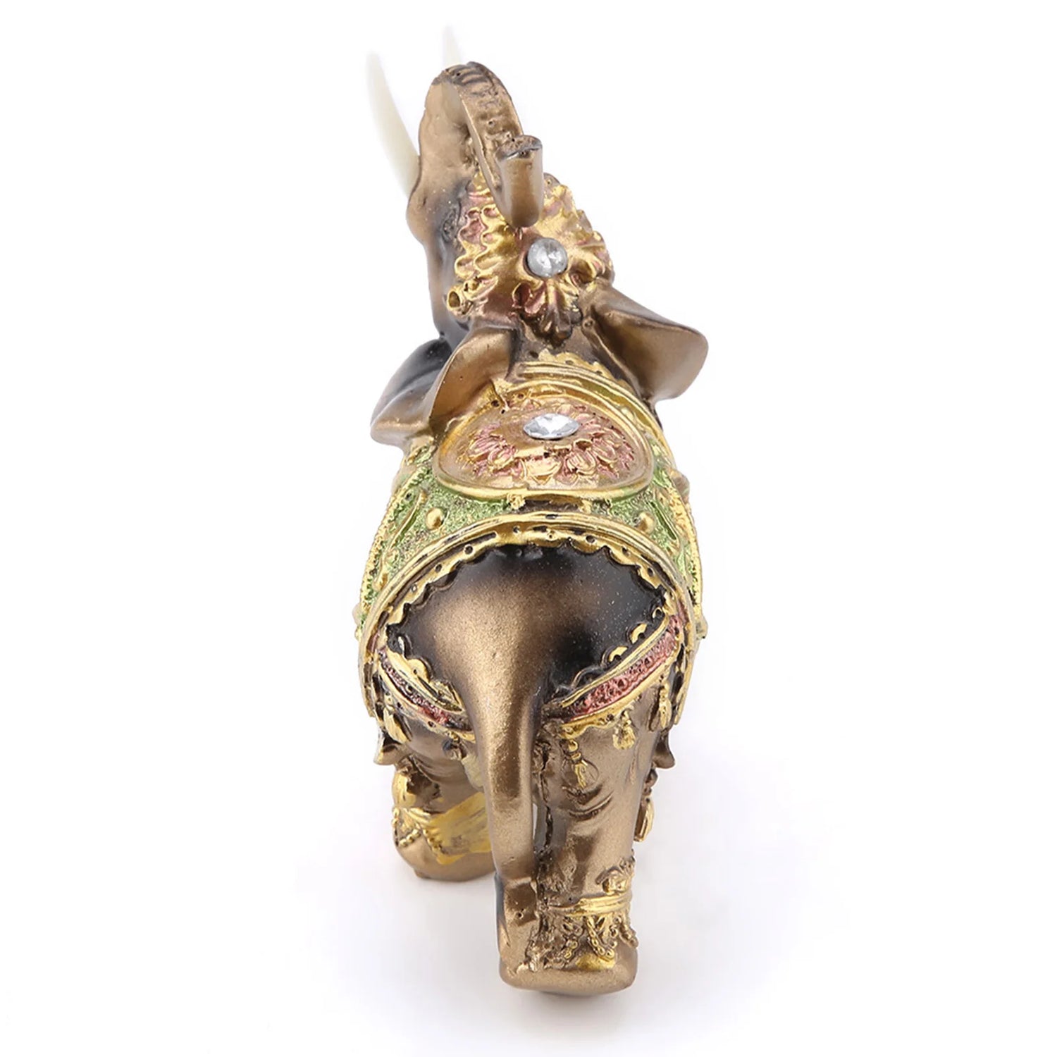 Feng Shui Elefantenfigur – Grüne Glücksstatue für Reichtum &amp; Harmonie
