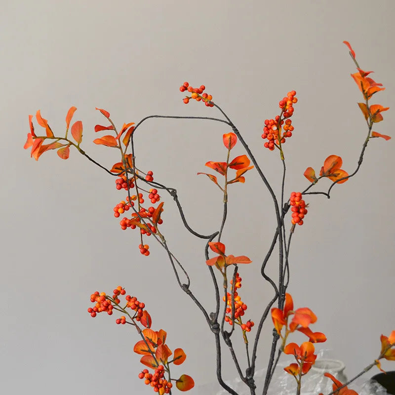 🌿 Chinesische Blumenarrangement-Zweig – Natürliche Eleganz für Zen-Dekoration